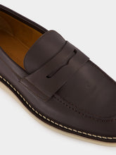 Dolce & Gabbana Brown Leather Loafers with DG Detail