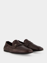 Dolce & Gabbana Chocolate Brown Calfskin Slippers