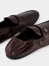 Dolce & Gabbana Chocolate Brown Calfskin Slippers