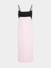 Tom Ford Orchid Pink Pencil Dress with Leather Straps