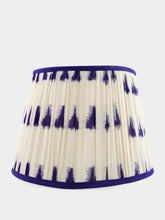 Casa Lopez Abstract White and Blue Lampshade