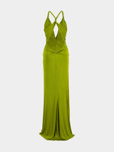 Tom Ford Chartreuse Reverie Maxi Dress
