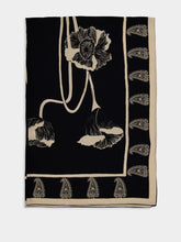 Johanna Ortiz Black Rapsodia De Amapola Shawl