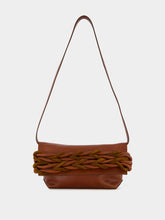 Johanna Ortiz Medium Braided Leather Bag in Brown
