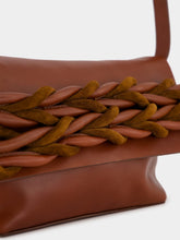 Johanna Ortiz Medium Braided Leather Bag in Brown