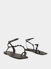 Johanna Ortiz Dark Chocolate Dazzling Crest Sandals