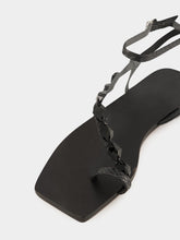 Johanna Ortiz Dark Chocolate Dazzling Crest Sandals