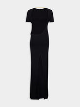 Tom Ford Black Open-Back Maxi Dress