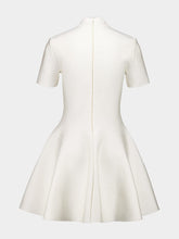Tom Ford Off White Tulip Skirt Mini Dress