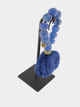 Studio Julia Atlas Blue Prayer Bead Artwork