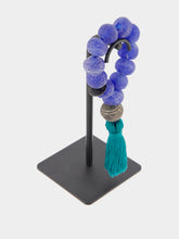 Studio Julia Atlas Blue Prayer Bead Artwork