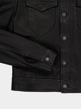 Amiri Black Vintage-Cut Leather Blouson