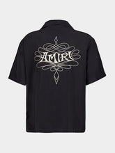 Amiri Black Lasso Oversized Camp Shirt