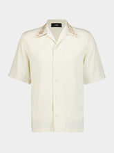 Amiri Alabaster Regular Fit Floral Collar Shirt