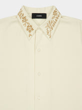 Amiri Alabaster Regular Fit Floral Collar Shirt