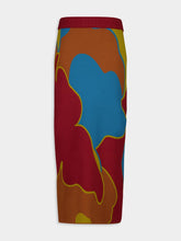 Paula Amanda Caramel Café Jacquard Skirt