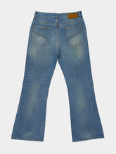 Amiri Desert Sky Slash Bootcut Jeans