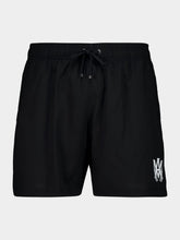 Amiri Black MA Core Logo Swim Trunk