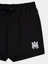 Amiri Black MA Core Logo Swim Trunk