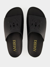 Amiri Black MA Leather Sandals