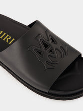 Amiri Black MA Leather Sandals