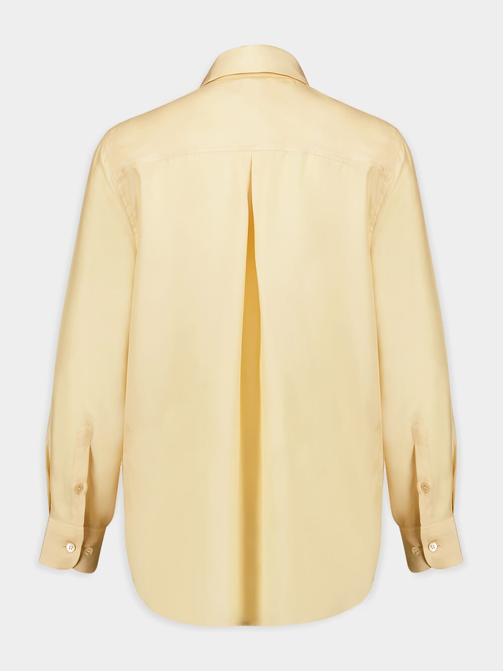 Ametista Beige Silk Satin Matte Shirt