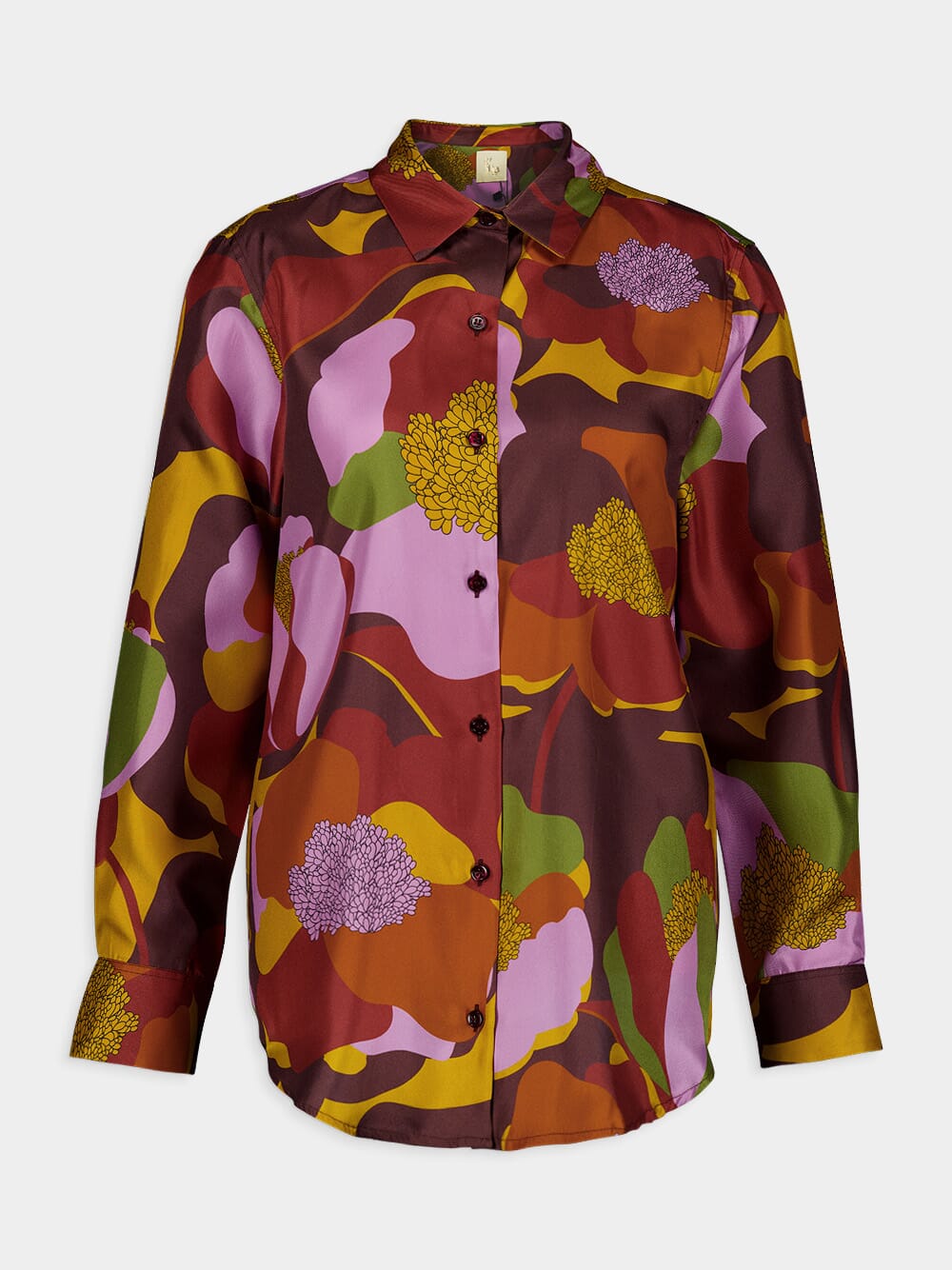 Ametista Printed Silk Twill Shirt