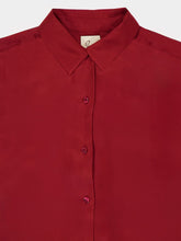 Paula Ametista Cabernet Silk Shirt