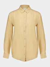 Paula Ametista Beige Silk Shirt