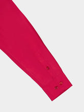 Paula Ametista Red Dahlia Silk Shirt