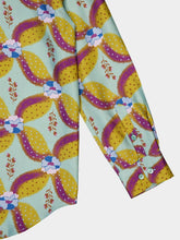 Paula Ametista Aquageo Printed Silk Twill Shirt