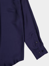 Paula Ametista Peacoat Silk Twill Shirt