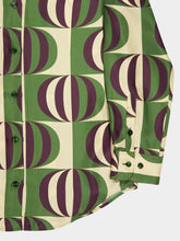 Paula Ametista Modernchess Printed Silk Twill Shirt