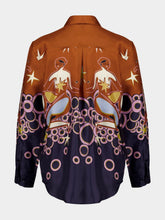 Paula Ametista Soulprint Printed Silk Twill Shirt