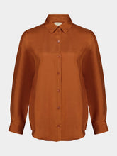 Paula Ametista Cinnamon Stick Silk Shirt