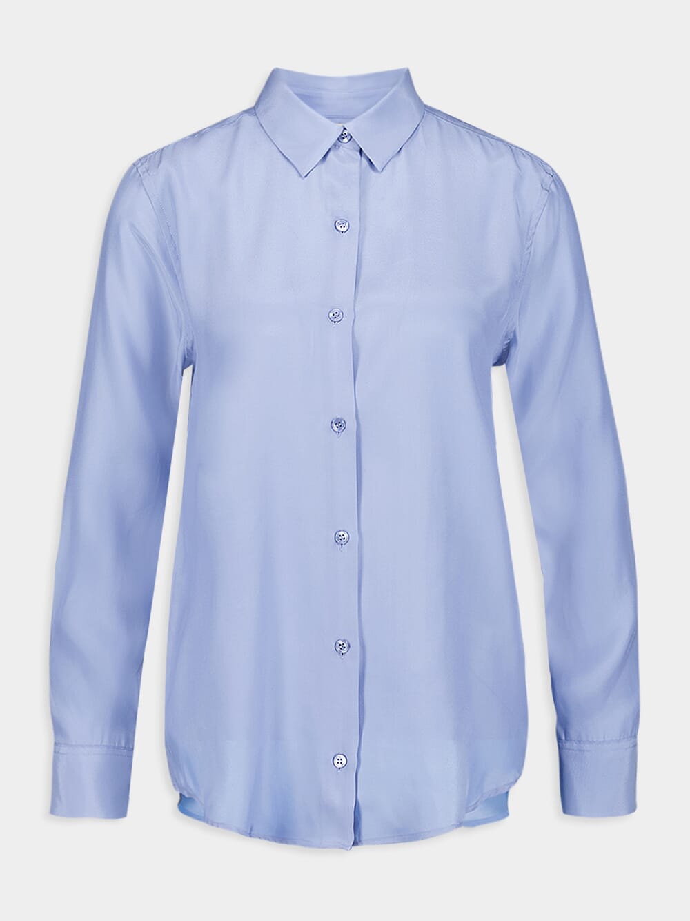 Ametista Blue Silk Shirt