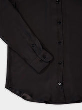 Paula Ametista Black Silk Twill Shirt