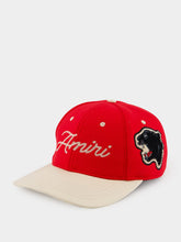 Amiri Deep Red Panther Two-Tone Hat