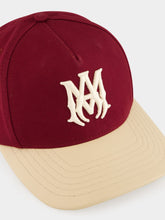 Amiri Wine Two-Tone Canvas MA Hat