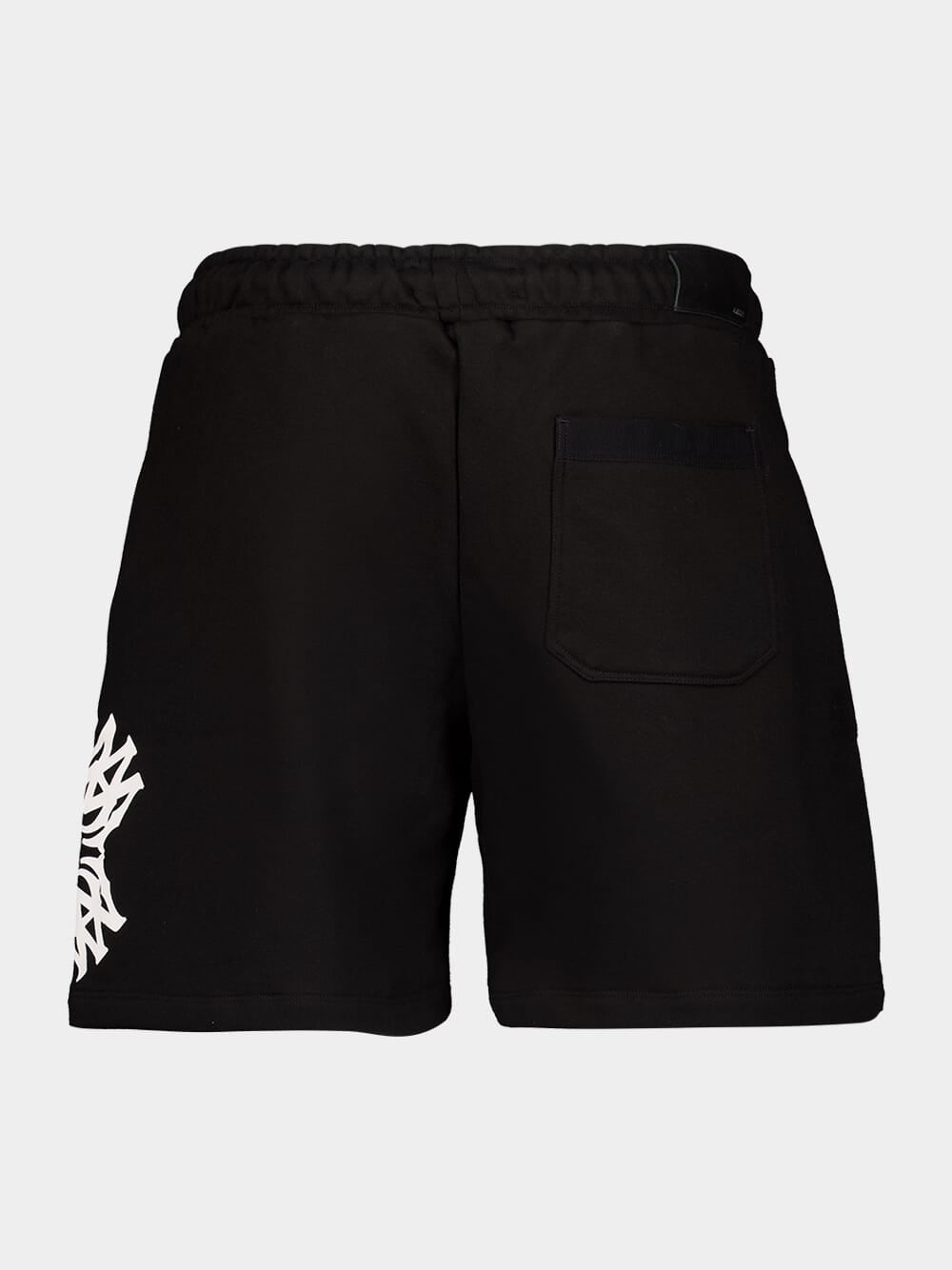 Black Logo Jogging Shorts