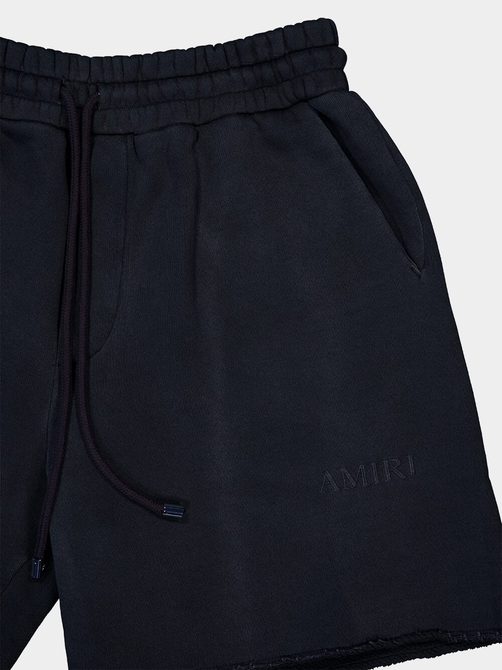 Black Vintage Cotton Sweatshorts