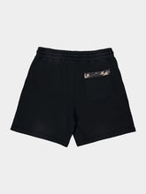 Amiri Black Bleach Bandana Cotton Shorts