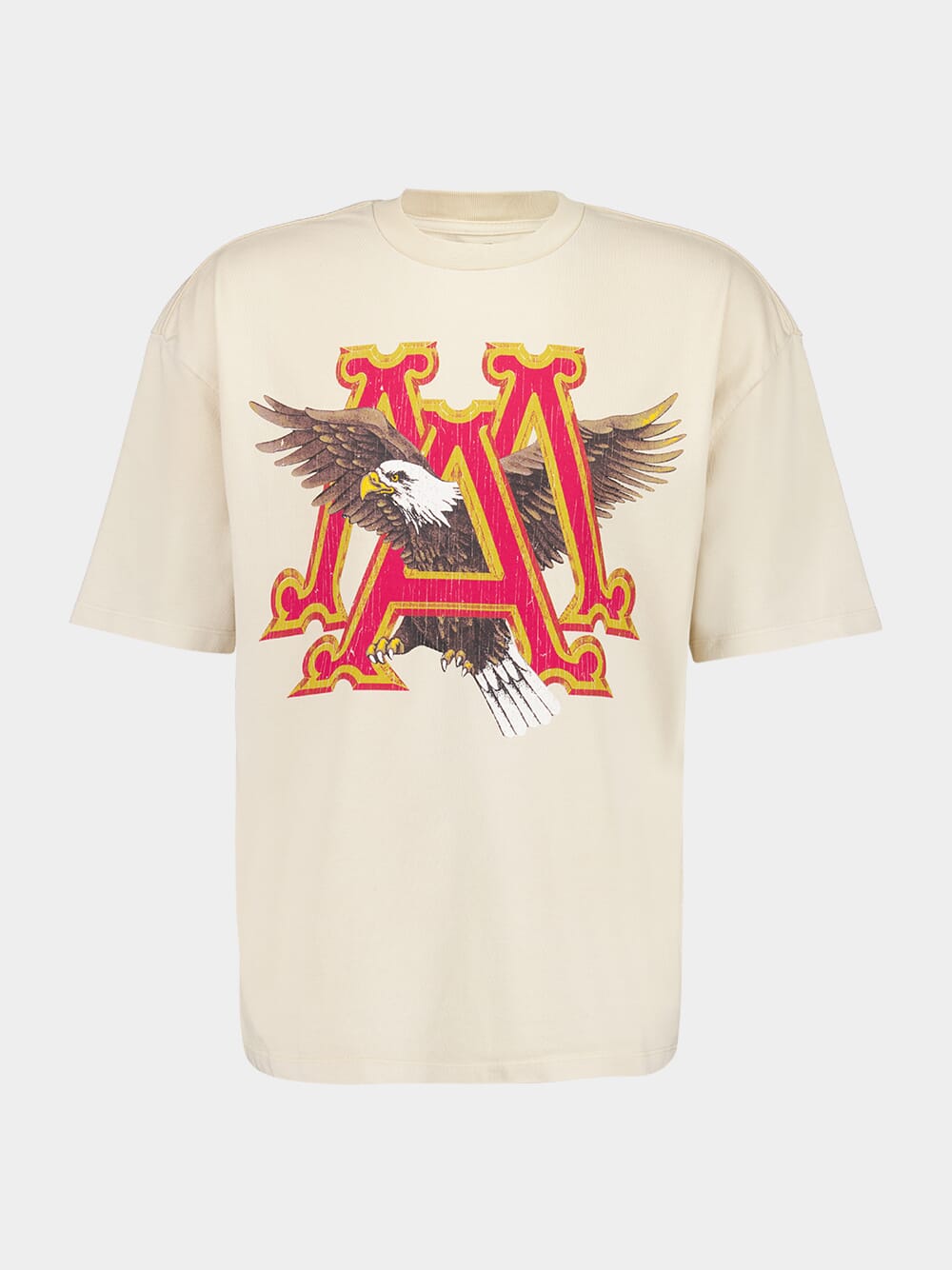 Vintage MA Eagle Oversized T-Shirt in Alabaster