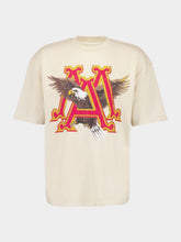 Amiri Vintage MA Eagle Oversized T-Shirt in Alabaster