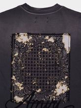 Amiri Black Bleach Bandana Patch T-Shirt