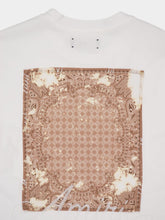Amiri Ivory Bandana Bleach Patch T-Shirt