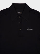 Amiri Black Viscose Spirit Polo