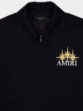 Amiri Black Zipped Starburst Cotton Blouson