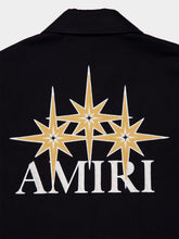 Amiri Black Zipped Starburst Cotton Blouson