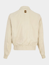 Amiri Alabaster Striped Viscose Blouson